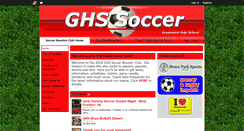 Desktop Screenshot of ghssoccer.net